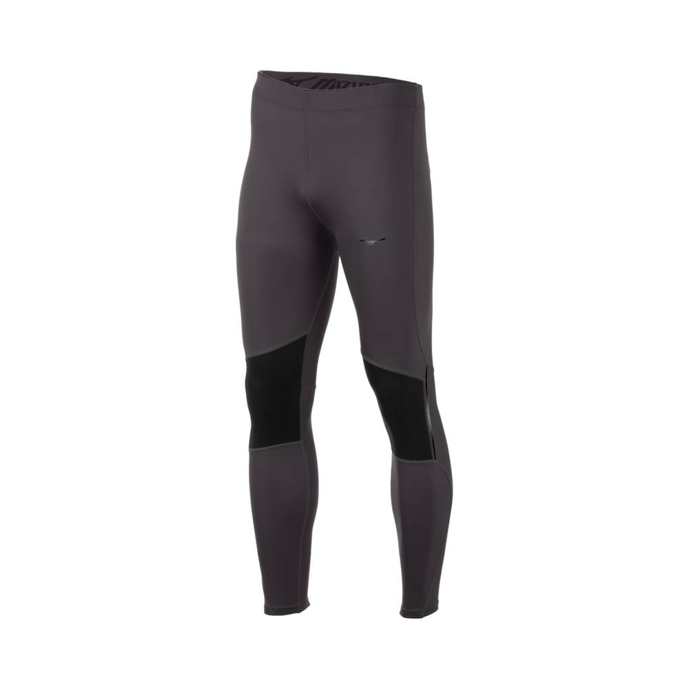 Mizuno Men's Breath Thermo® Tights Grey/Black (421918-EPQ)